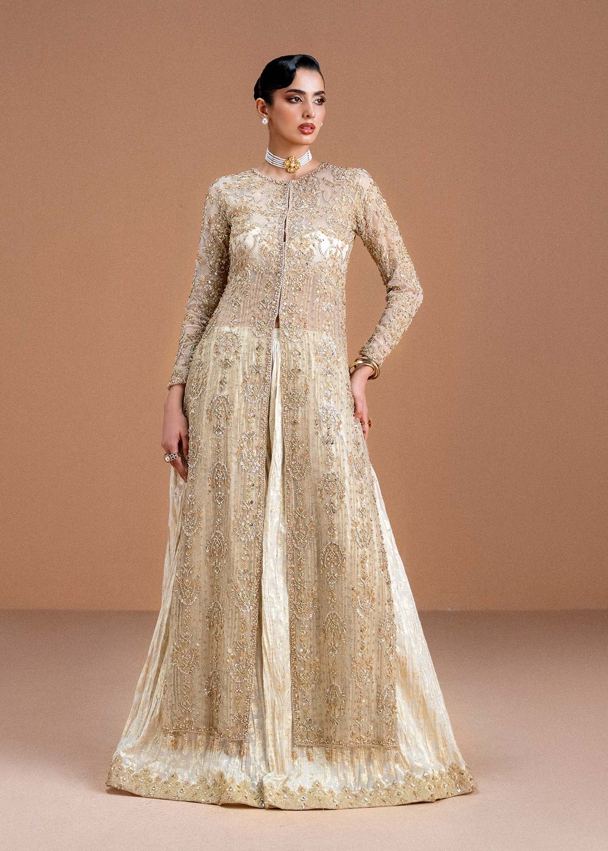 Kanwal Malik | Nysa Luxury Pret 25 | Aneesa by Kanwal Malik - Designer Dress  - Type : Ladies Clothes - Available at Libayah - 100% Original 