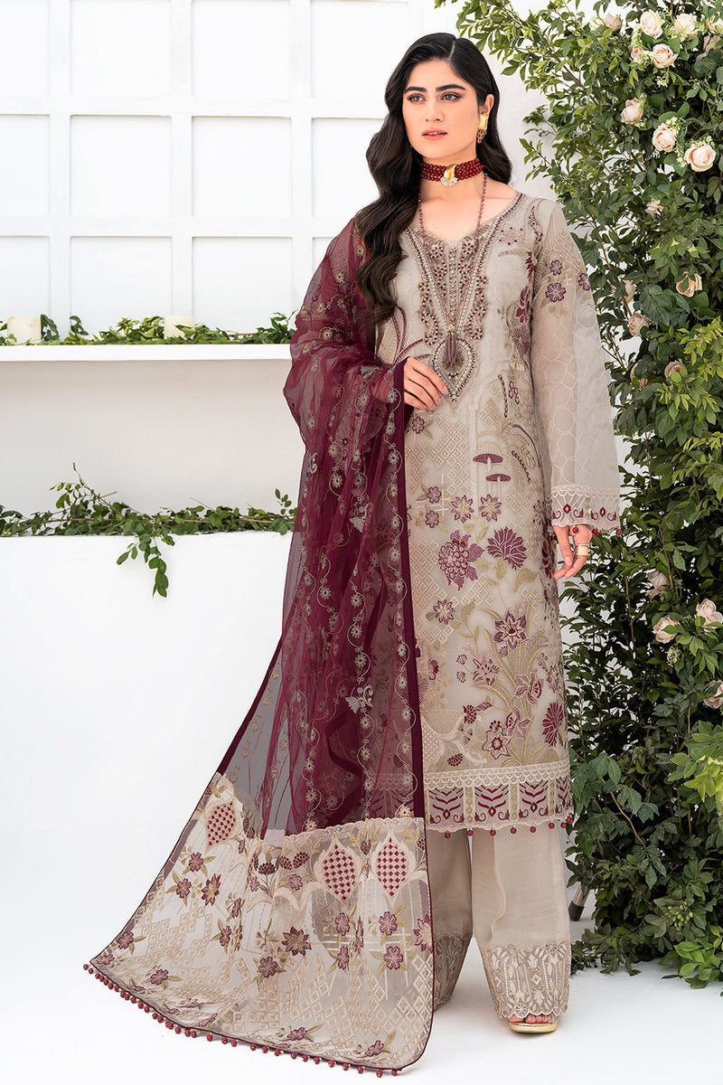 Ramsha | Minhal Organza Collection | M-806 by Ramsha - Designer Dress - Type: Ladies Clothes - Available at Libayah - 100% Original