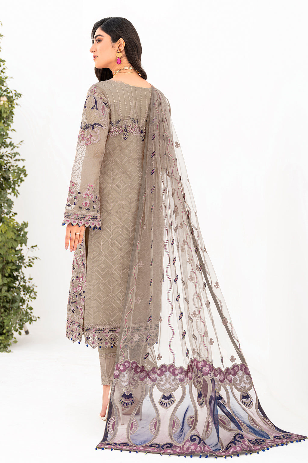 Ramsha | Minhal Organza Collection | M-809 by Ramsha - Designer Dress - Type: Ladies Clothes - Available at Libayah - 100% Original