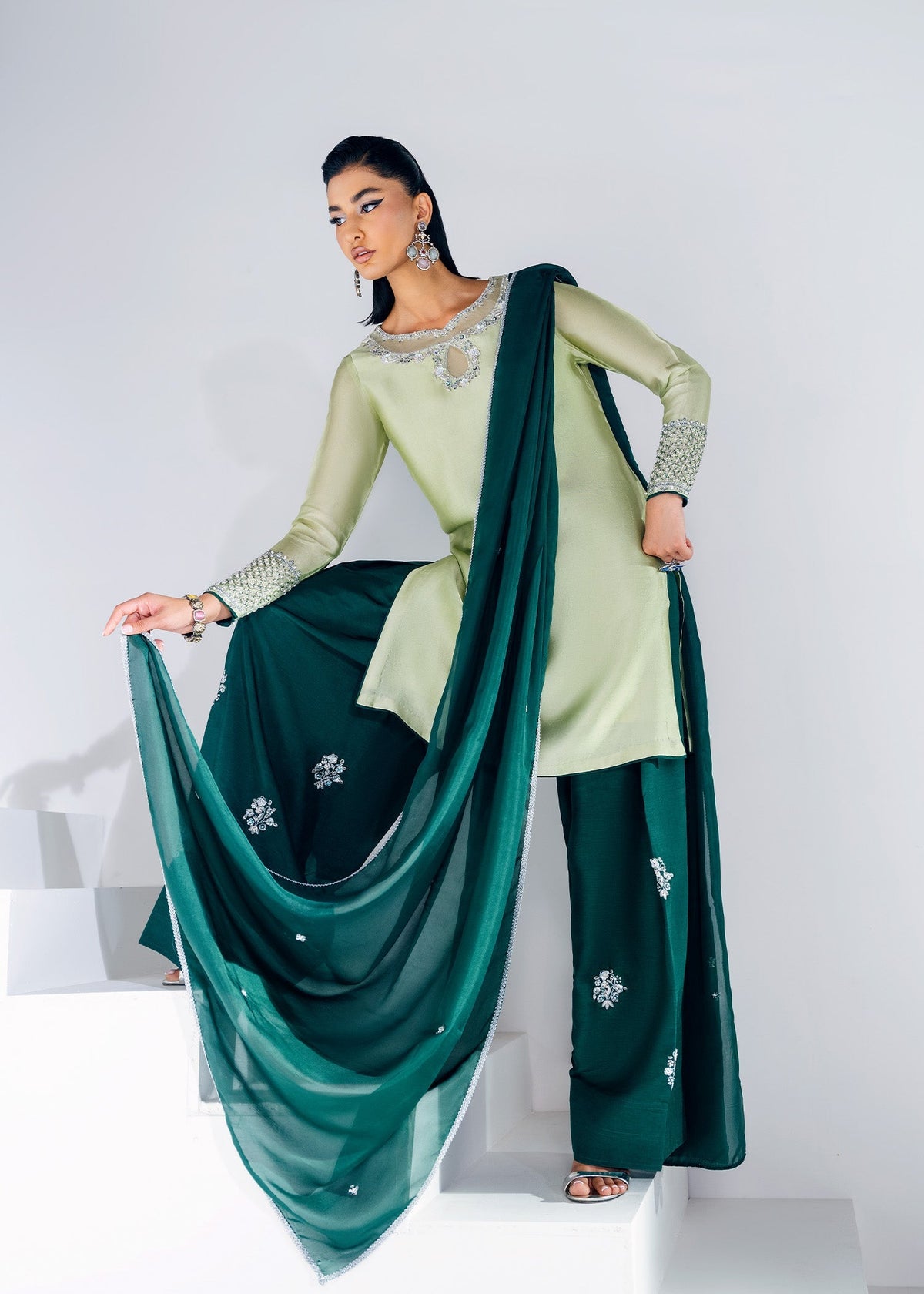 Mahum Asad | The Remix Edit | Salsa by Mahum Asad - Designer Dress - Type: Ladies Clothes - Available at Libayah - 100% Original