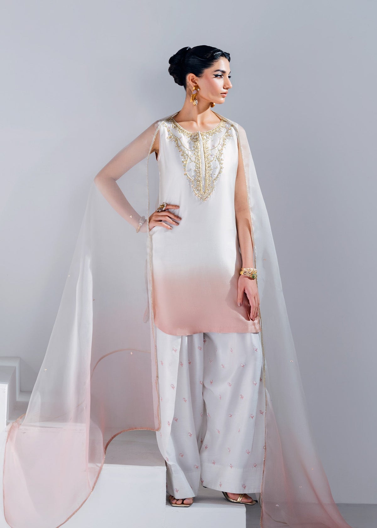 Mahum Asad | The Remix Edit | Flute by Mahum Asad - Designer Dress - Type: Ladies Clothes - Available at Libayah - 100% Original