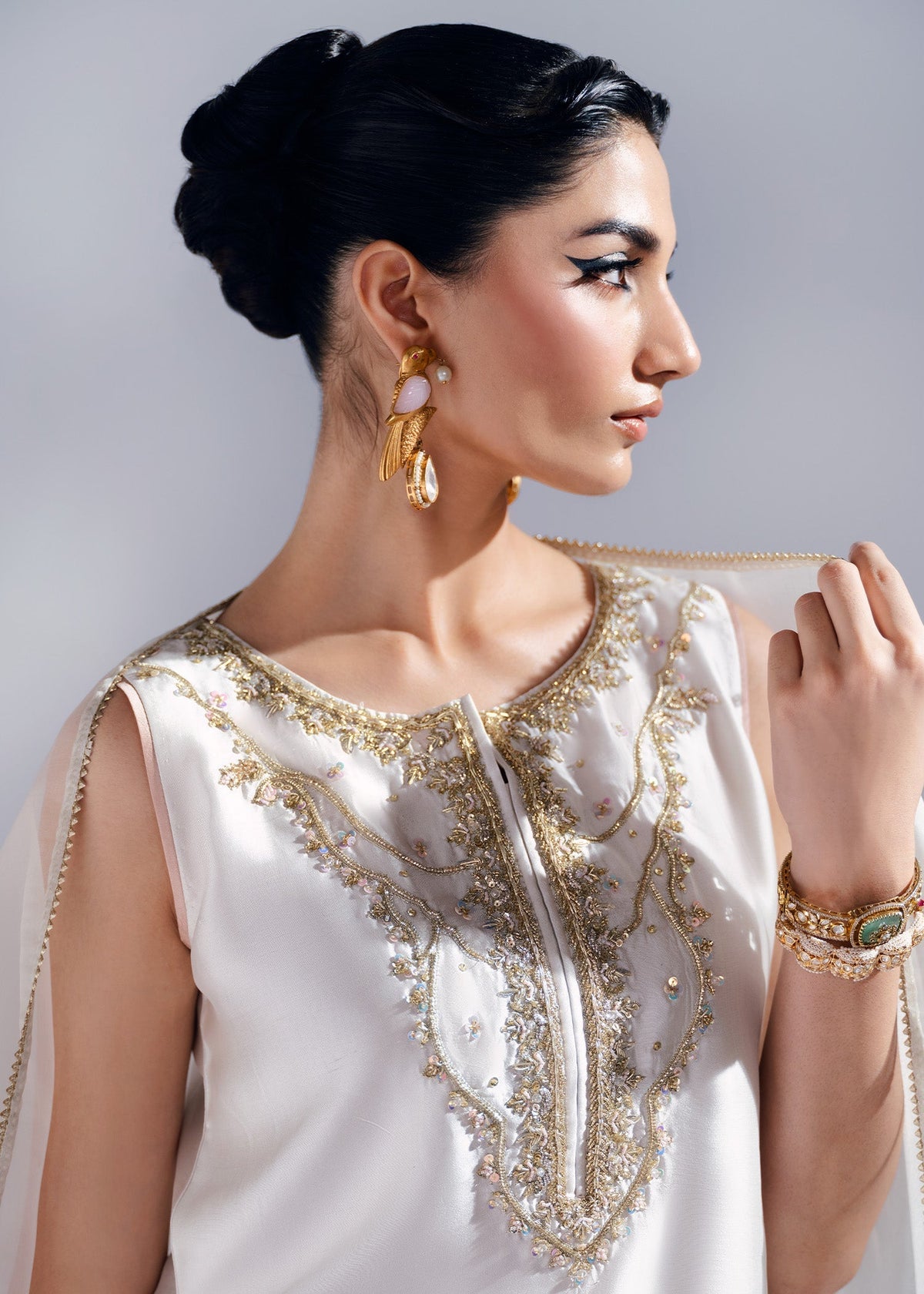 Mahum Asad | The Remix Edit | Flute by Mahum Asad - Designer Dress - Type: Ladies Clothes - Available at Libayah - 100% Original