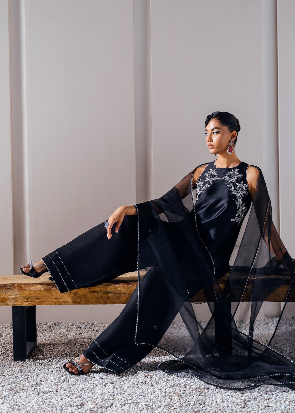 Mahum Asad | The Remix Edit | Rock by Mahum Asad - Designer Dress - Type: Ladies Clothes - Available at Libayah - 100% Original