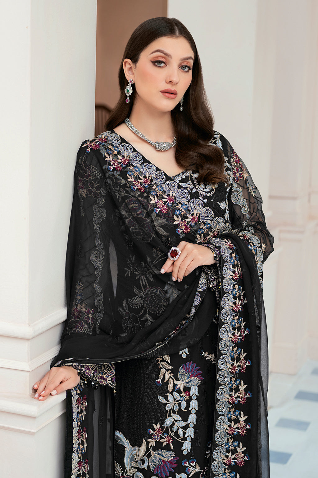 Ramsha | Rangoon Chiffon Collection 24 | D-906 by Ramsha - Designer Dress - Type: Ladies Clothes - Available at Libayah - 100% Original