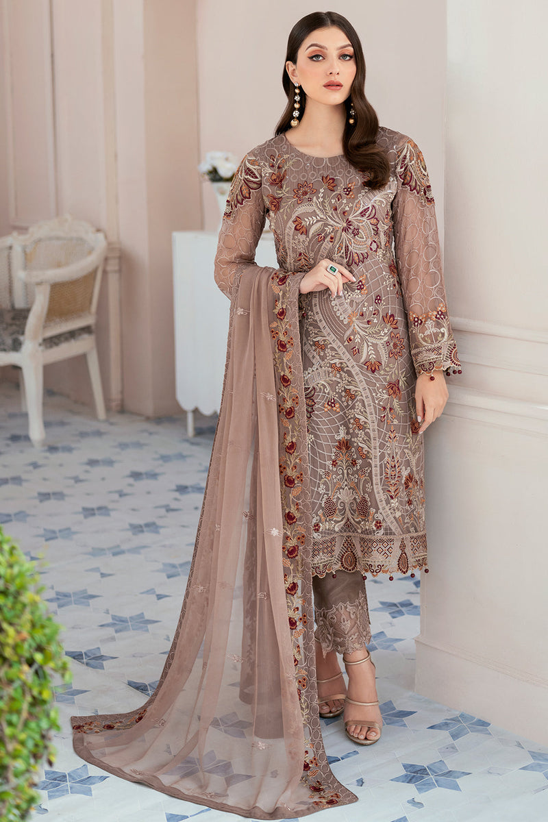 Ramsha | Rangoon Chiffon Collection 24 | D-905 by Ramsha - Designer Dress - Type: Ladies Clothes - Available at Libayah - 100% Original