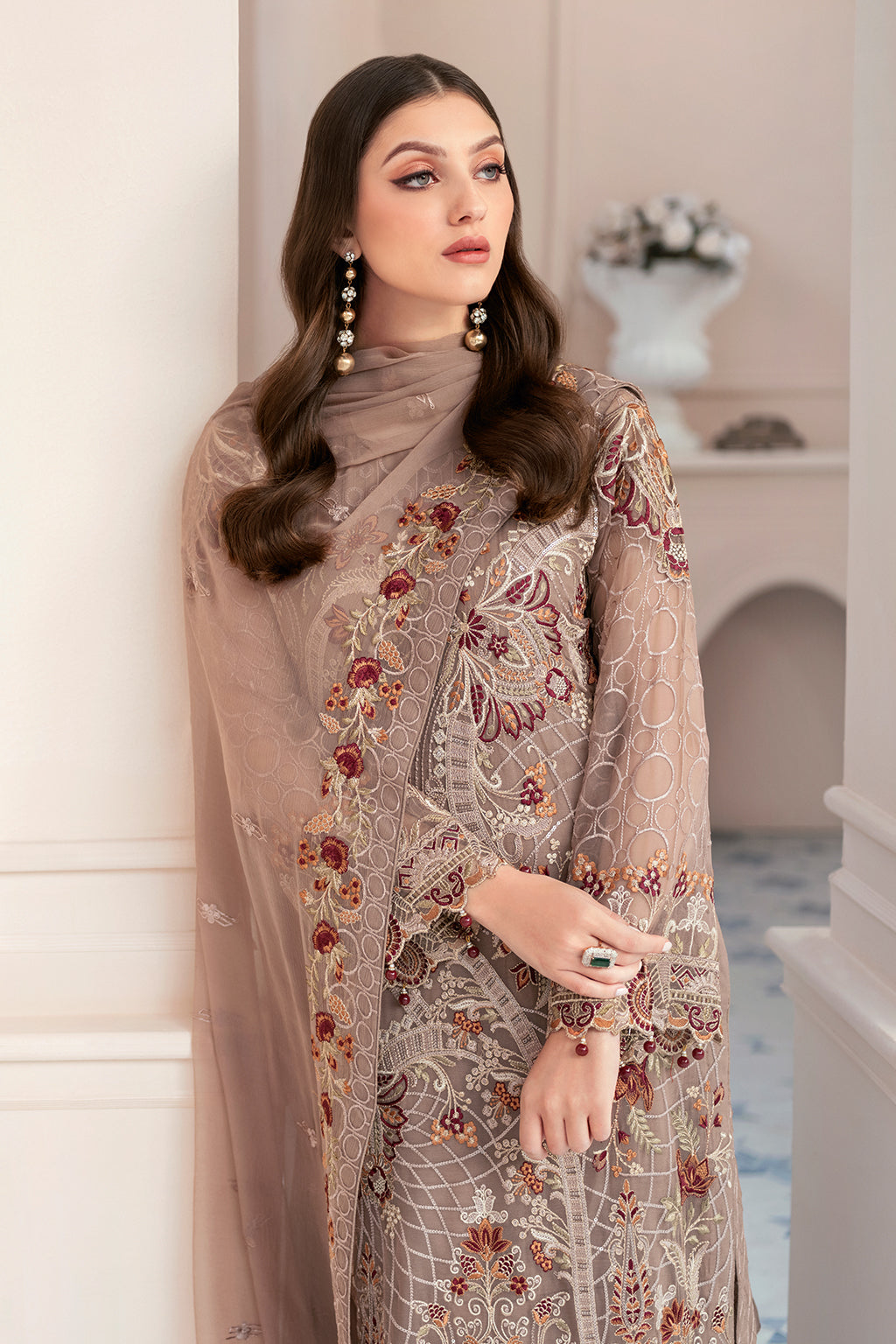 Ramsha | Rangoon Chiffon Collection 24 | D-905 by Ramsha - Designer Dress - Type: Ladies Clothes - Available at Libayah - 100% Original