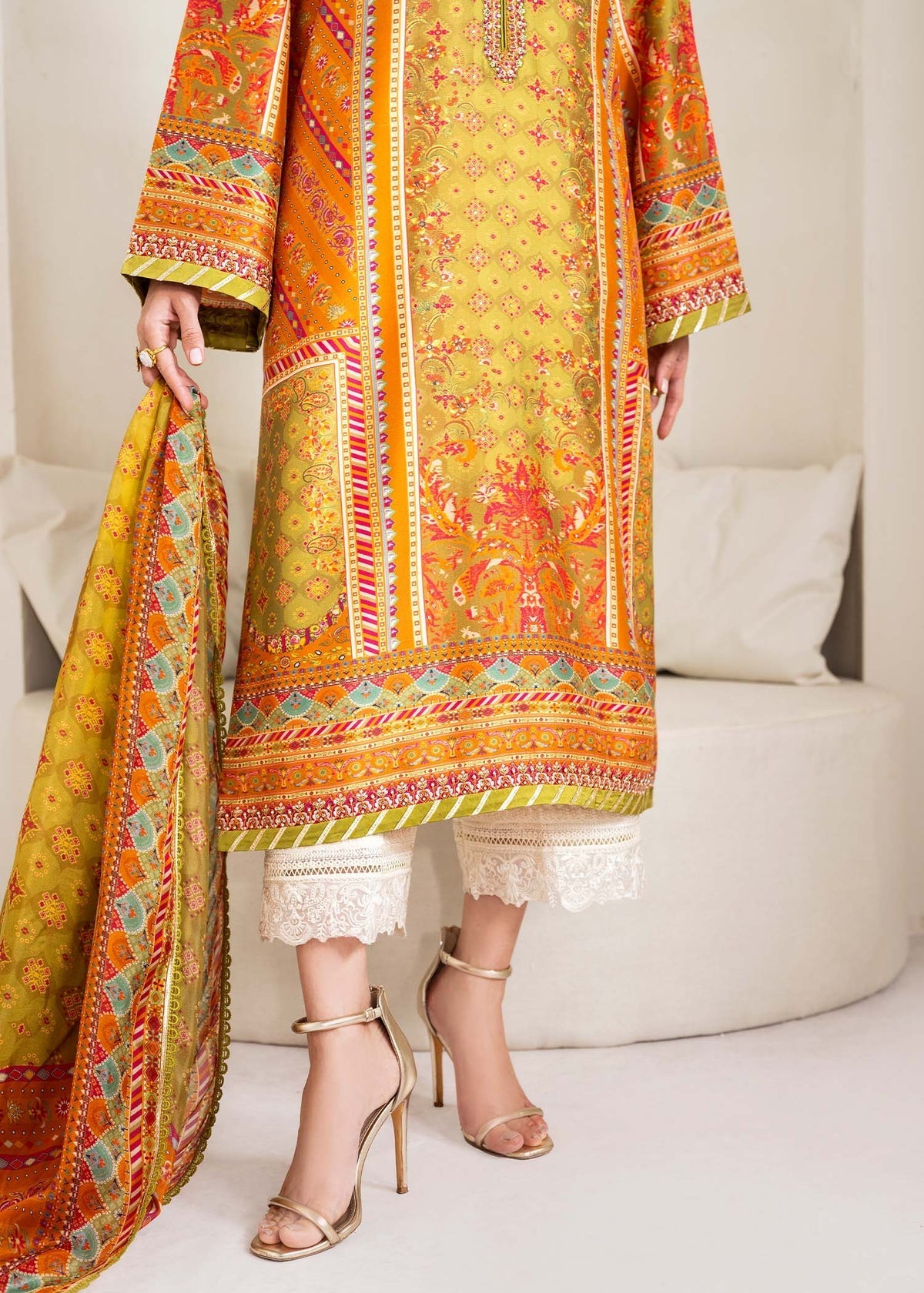 Kanwal Malik | Rosalia Silk Eid 25 | Elise by Kanwal Malik - Designer Dress - Type: Ladies Clothes - Available at Libayah - 100% Original