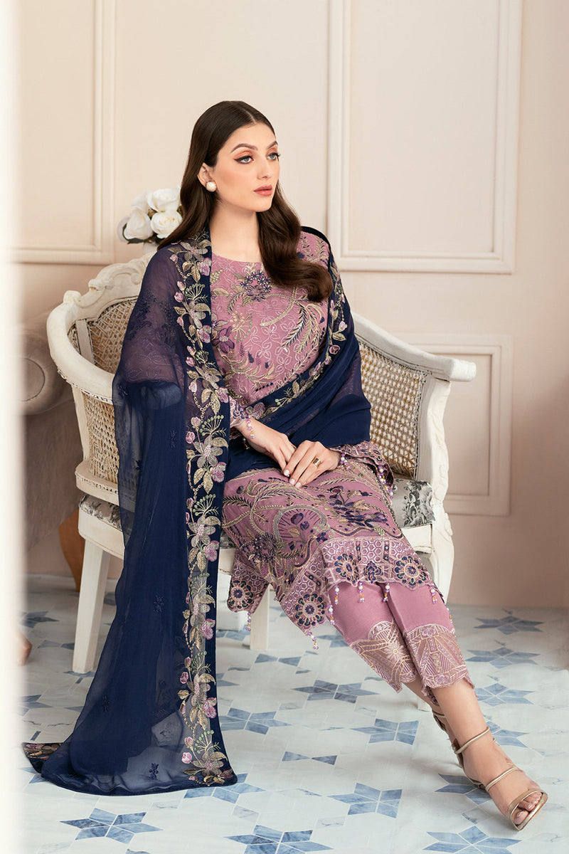 Ramsha | Rangoon Chiffon Collection 24 | D-910 by Ramsha - Designer Dress - Type: Ladies Clothes - Available at Libayah - 100% Original