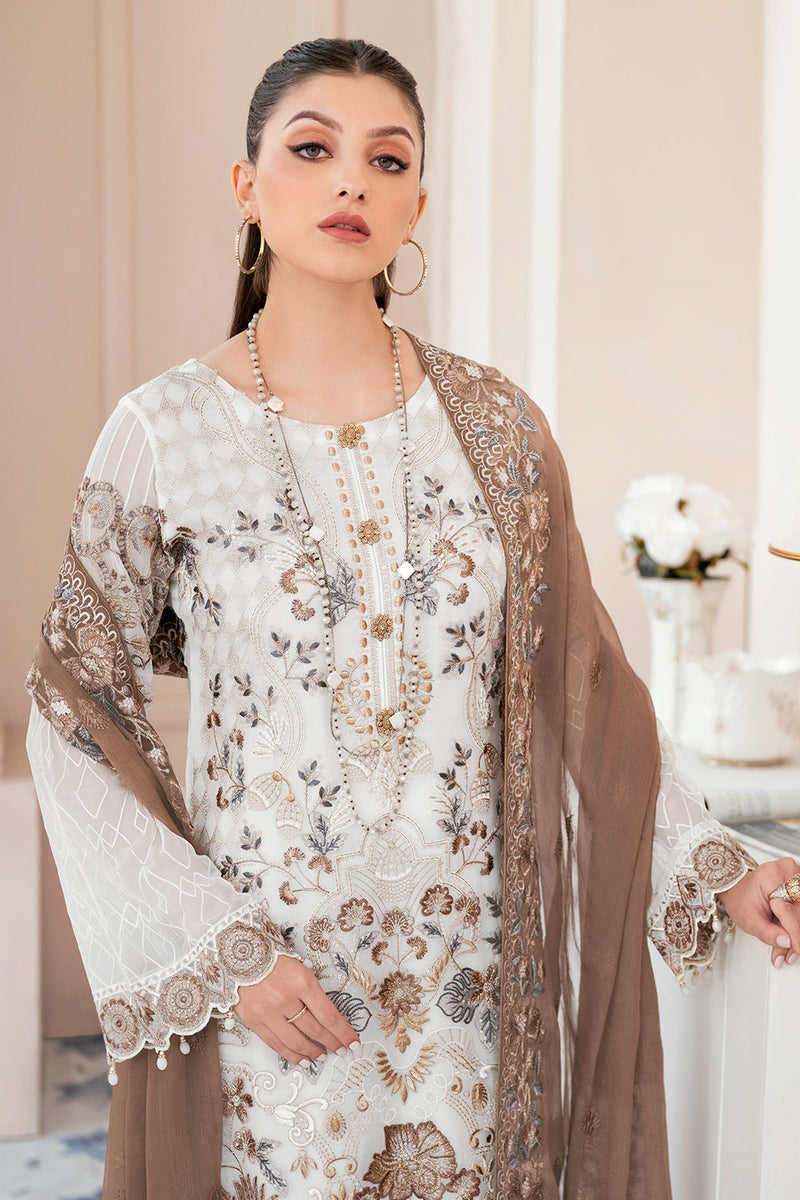 Ramsha | Rangoon Chiffon Collection 24 | D-911 by Ramsha - Designer Dress - Type: Ladies Clothes - Available at Libayah - 100% Original