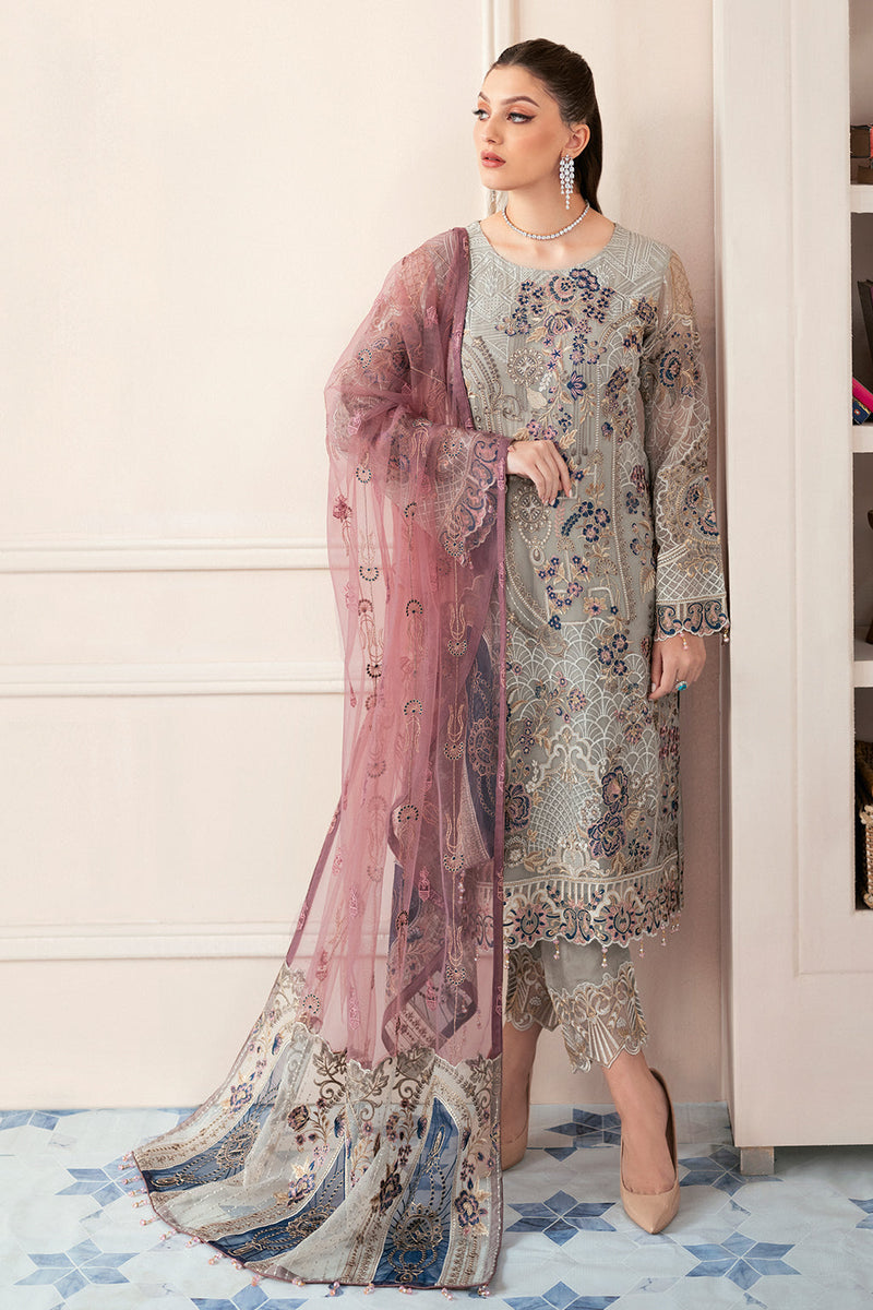 Ramsha | Rangoon Chiffon Collection 24 | D-907 by Ramsha - Designer Dress - Type: Ladies Clothes - Available at Libayah - 100% Original