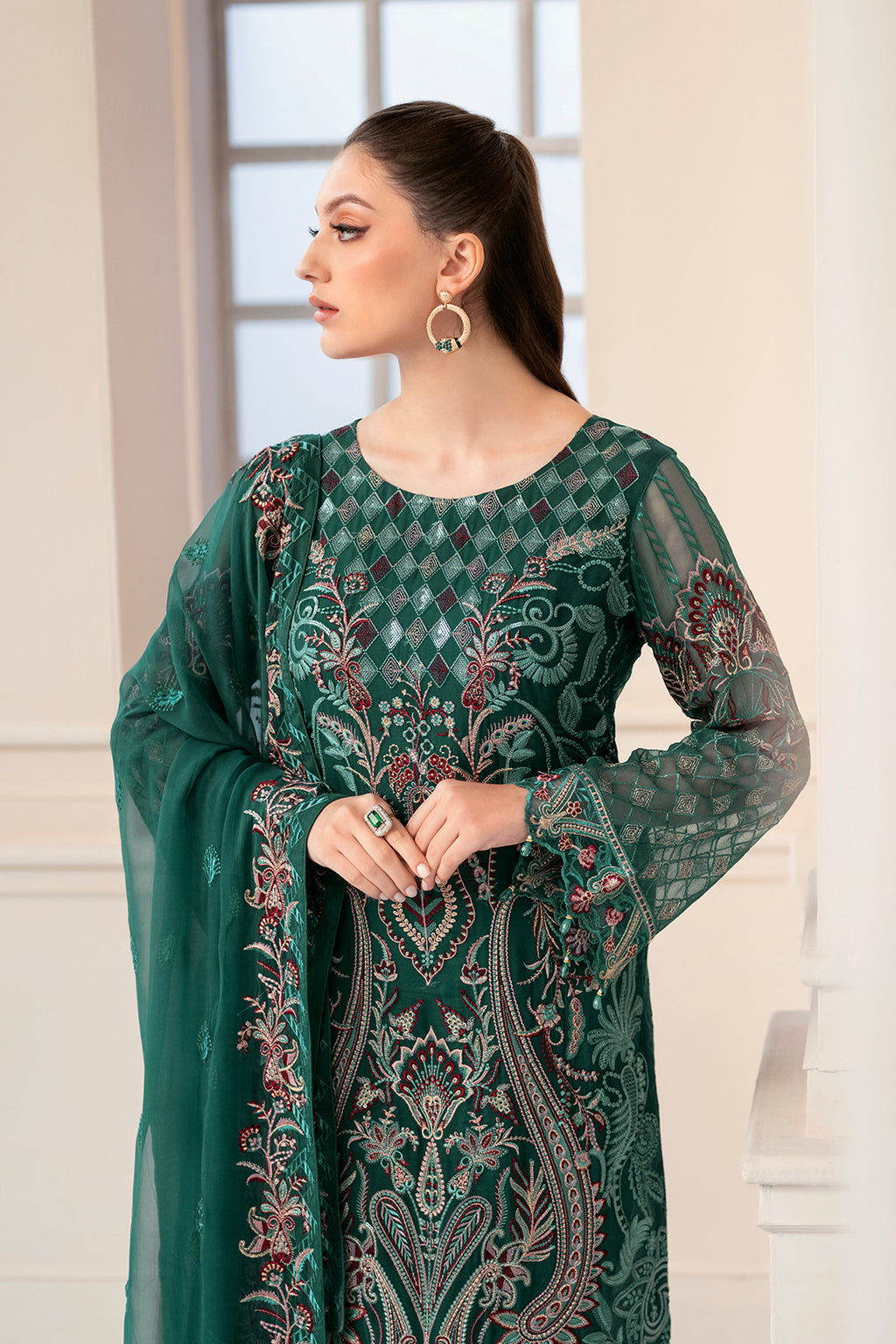 Ramsha | Rangoon Chiffon Collection 24 | D-908 by Ramsha - Designer Dress - Type: Ladies Clothes - Available at Libayah - 100% Original
