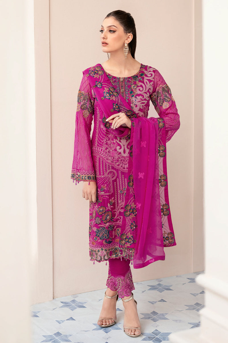 Ramsha | Rangoon Chiffon Collection 24 | D-912 by Ramsha - Designer Dress - Type: Ladies Clothes - Available at Libayah - 100% Original