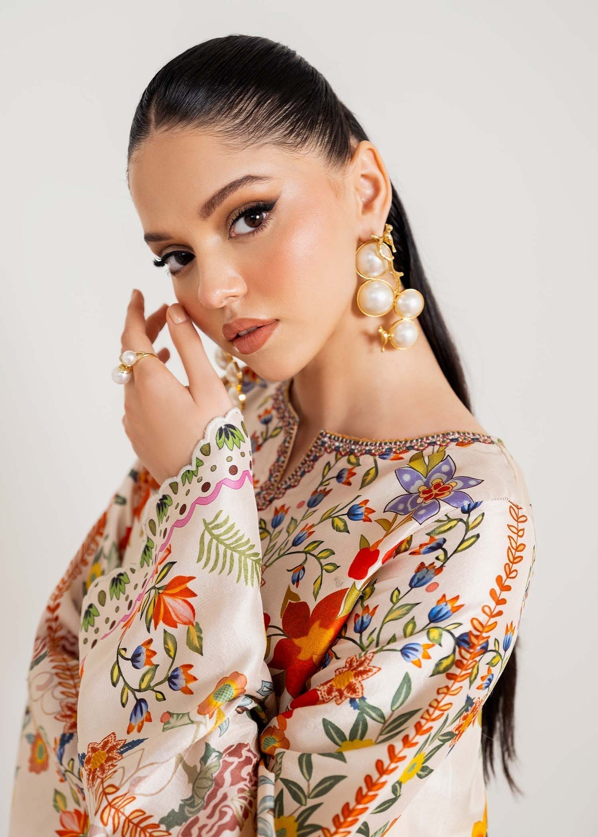 Kanwal Malik | Rosalia Silk Eid 25 | Celia by Kanwal Malik - Designer Dress - Type: Ladies Clothes - Available at Libayah - 100% Original