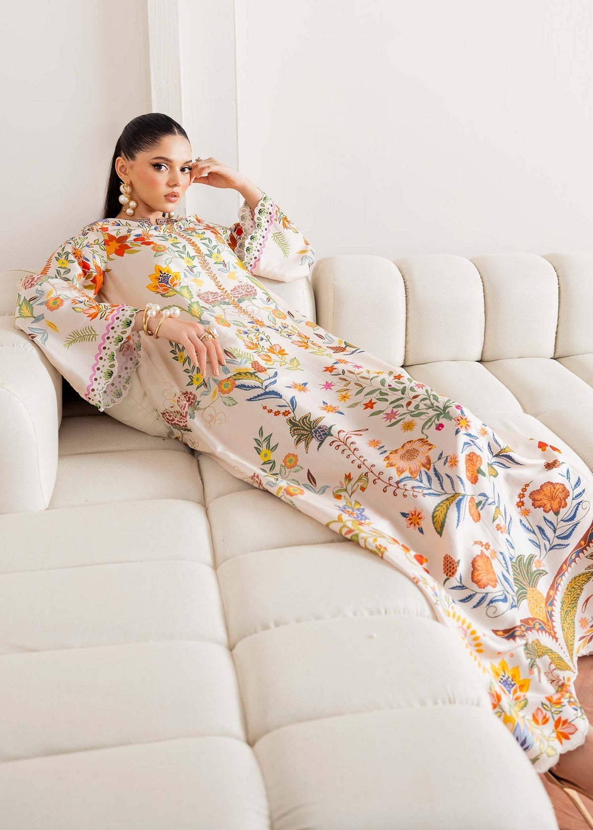 Kanwal Malik | Rosalia Silk Eid 25 | Celia by Kanwal Malik - Designer Dress - Type: Ladies Clothes - Available at Libayah - 100% Original