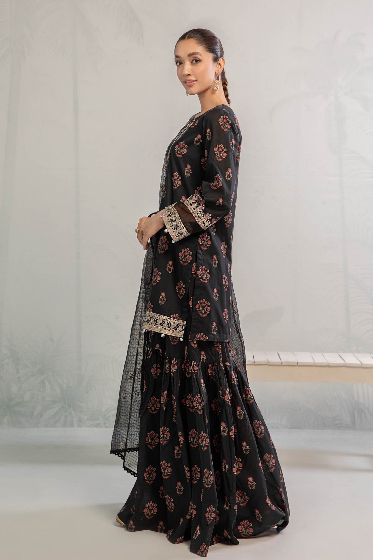 Maria B | Casual Pret 25 | DW-EA23-06R1 by Maria B - Designer Dress - Type: Ladies Clothes - Available at Libayah - 100% Original