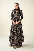 Maria B | Luxury Winter Pret 25 | DW-EA24-81R1-Black by Maria B - Designer Dress  - Type : Ladies Clothes - Available at Libayah - 100% Original 