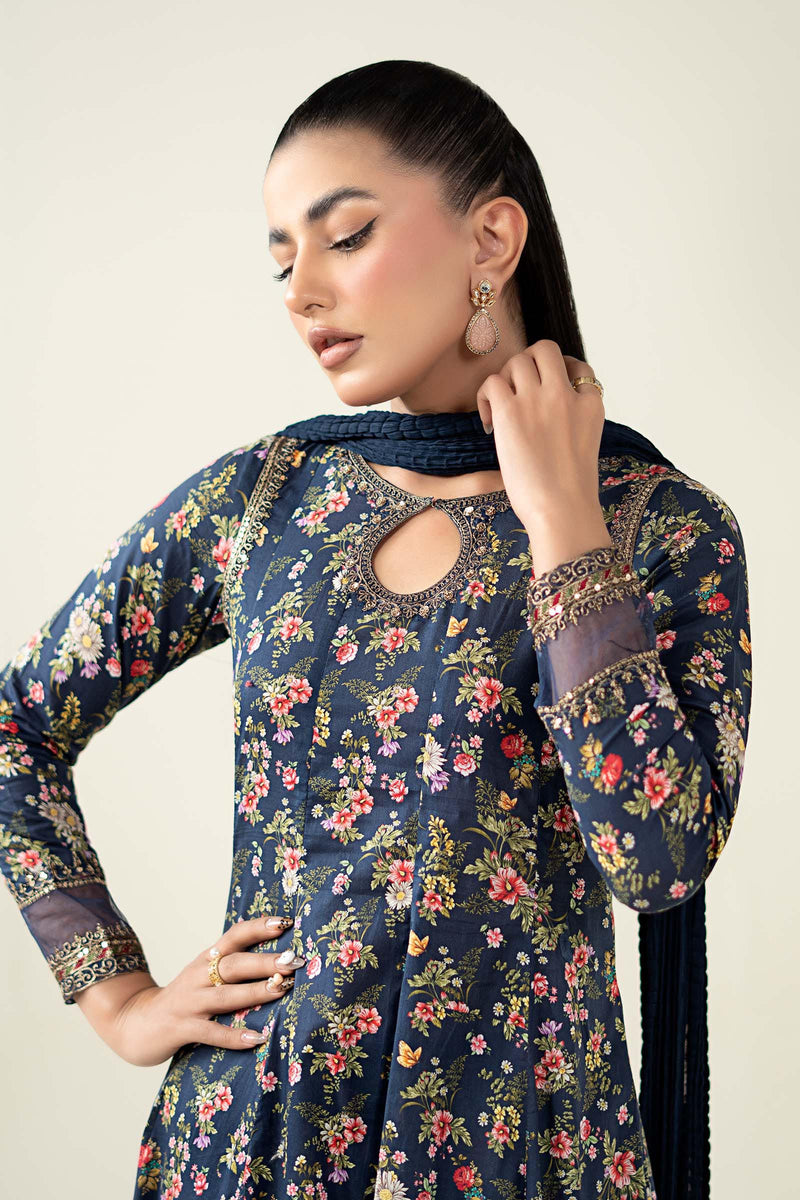 Maria B | Pre Fall Dresses | 3 Piece Printed Lawn Suit LL by Maria B - Designer Dress  - Type : Ladies Clothes - Available at Libayah - 100% Original 