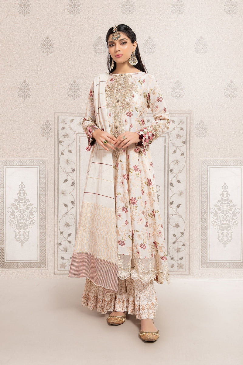 Maria B | Casual Pret 25 | DW-EA23-06R1 by Maria B - Designer Dress - Type: Ladies Clothes - Available at Libayah - 100% Original