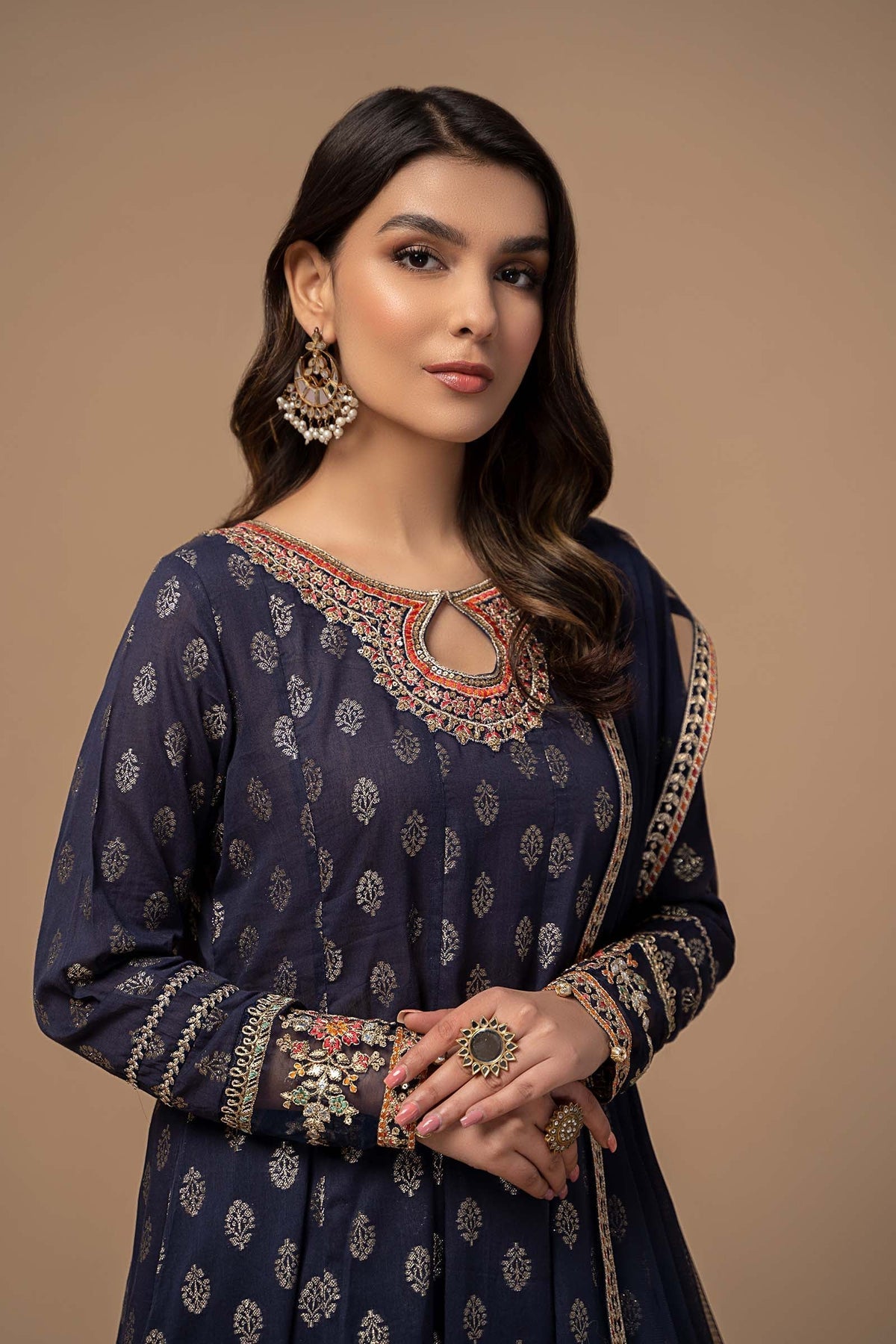 Maria B | Casual Pret 25 | DW-EF23-16R1 by Maria B - Designer Dress - Type: Ladies Clothes - Available at Libayah - 100% Original