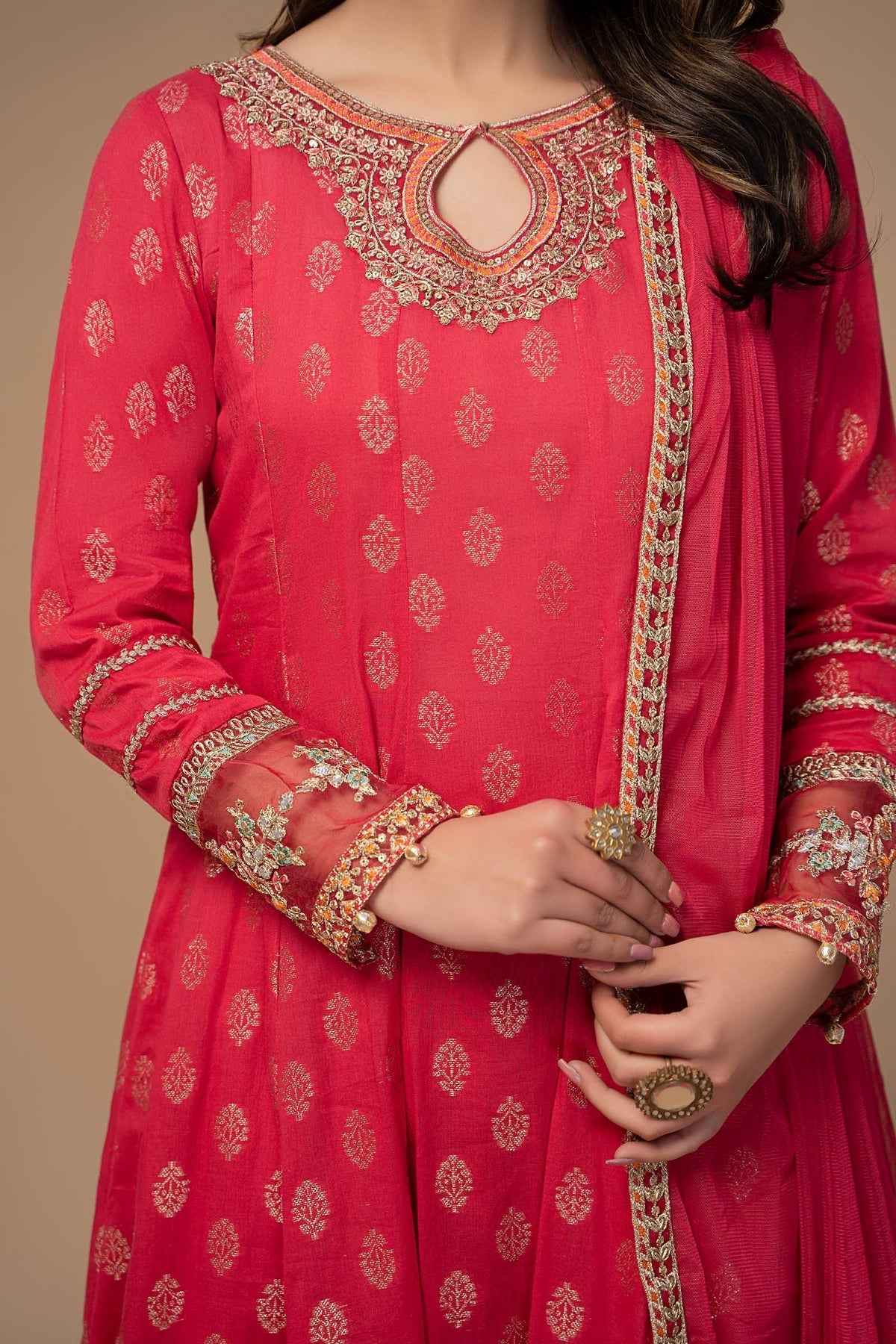 Maria B | Casual Pret 25 | DW-EF23-16R1 by Maria B - Designer Dress - Type: Ladies Clothes - Available at Libayah - 100% Original