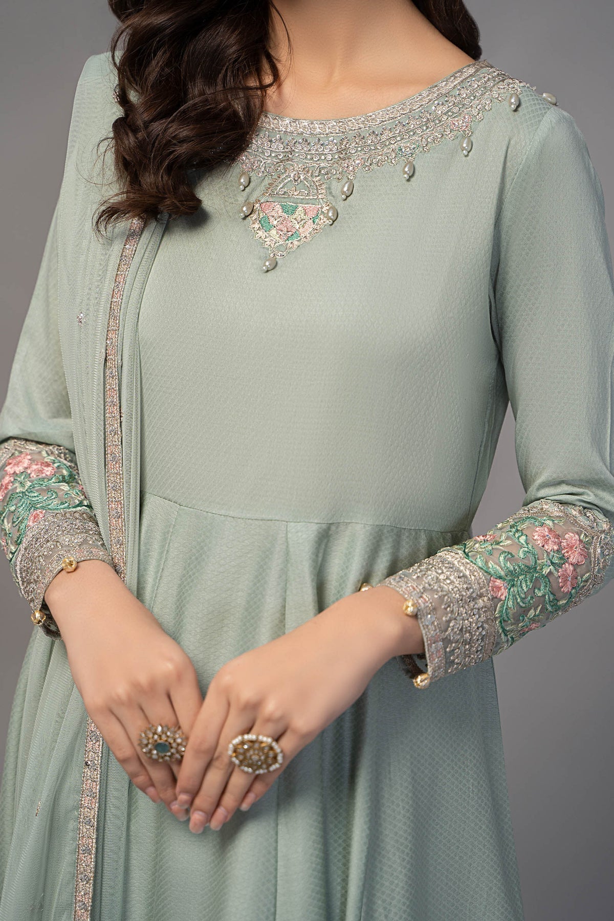 Maria B | Formal Wears | DW-EF23-38R1 by Maria B - Designer Dress - Type: Ladies Clothes - Available at Libayah - 100% Original