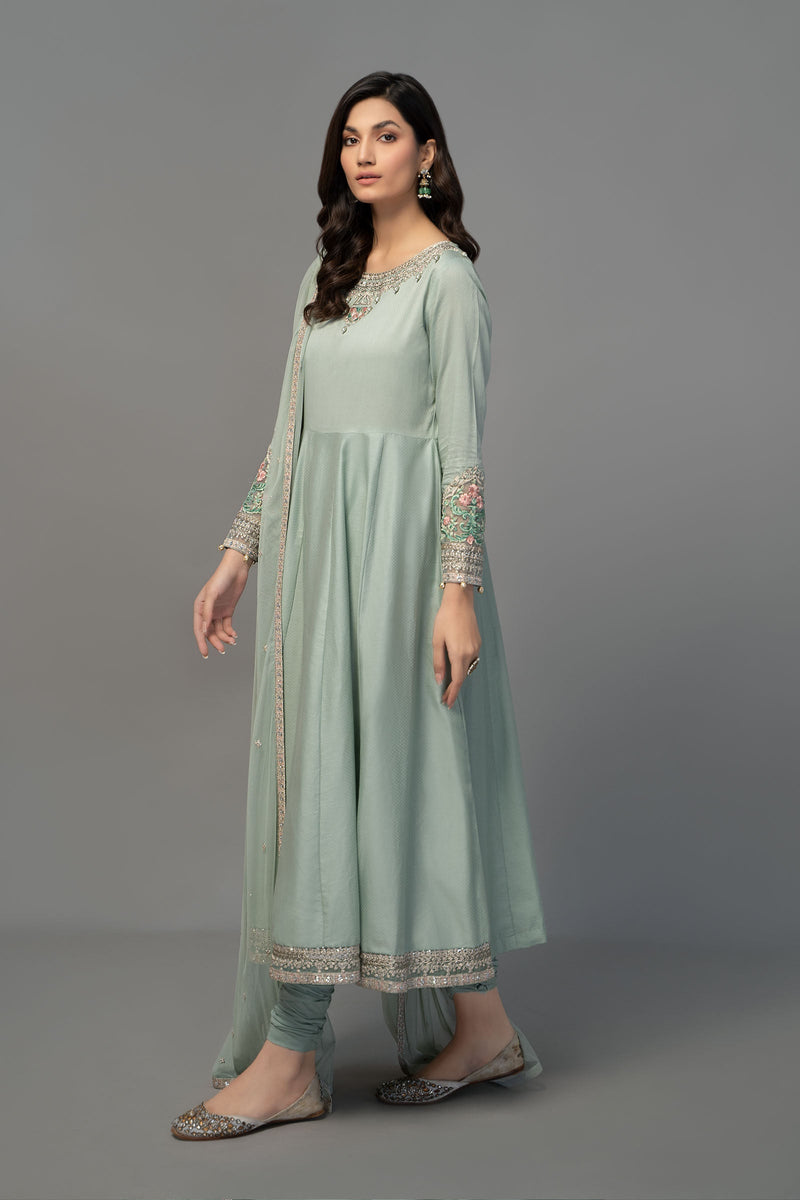 Maria B | Luxury Pret 25 | DW-EF23-38R1 by Maria B - Designer Dress - Type: Ladies Clothes - Available at Libayah - 100% Original