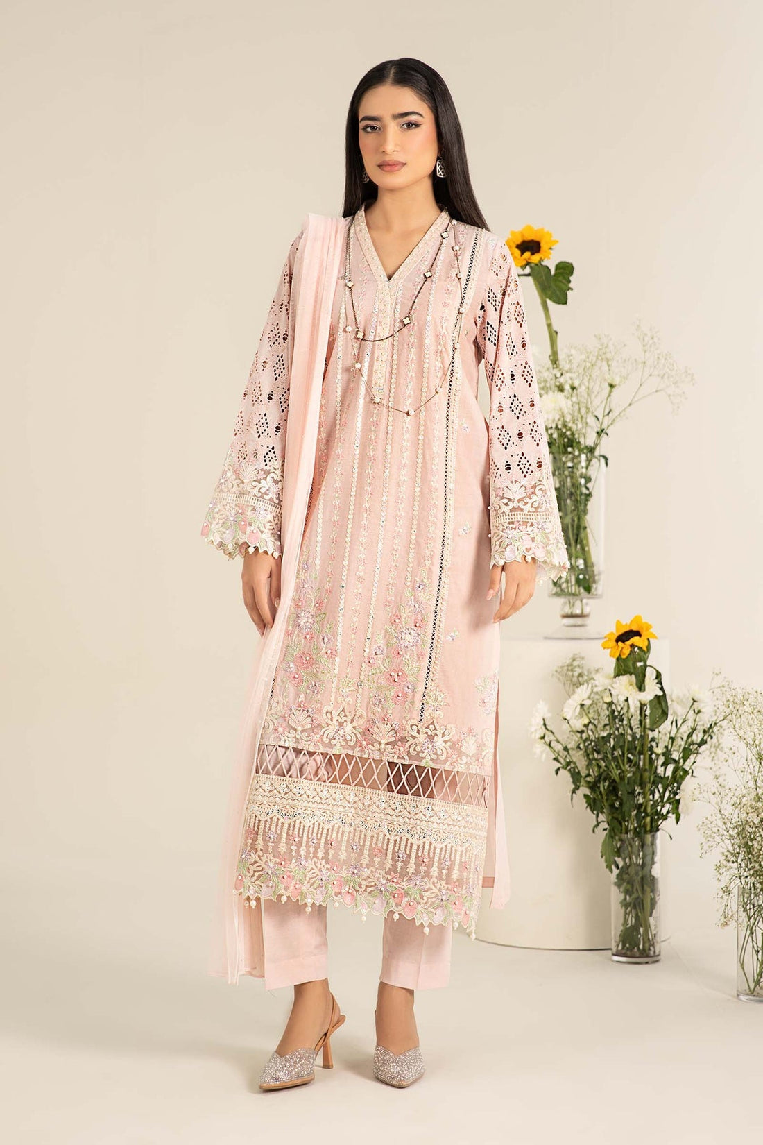 Maria B | Formal Wears | DW-EF25-07 by Maria B - Designer Dress - Type: Ladies Clothes - Available at Libayah - 100% Original