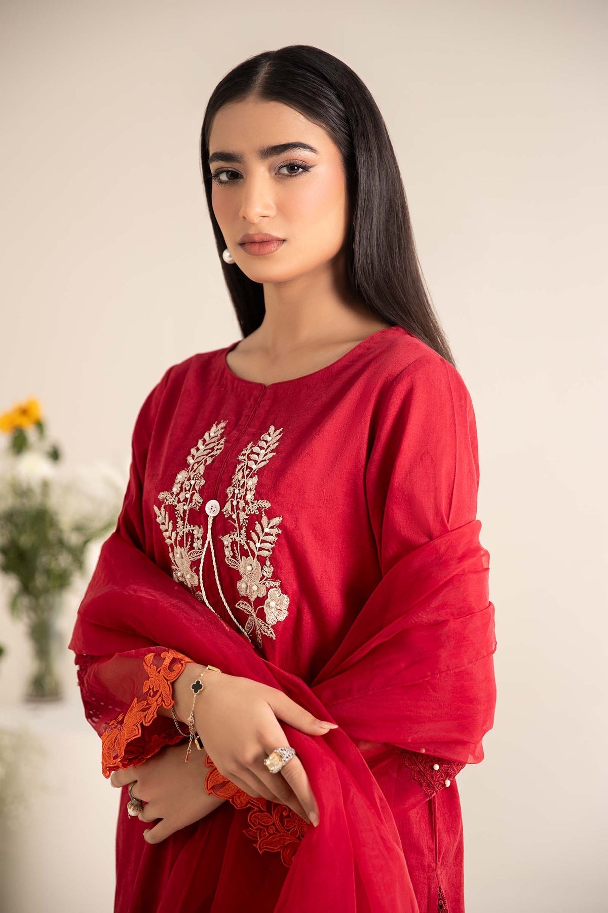 Maria B | Casual Pret 25 | DW-EF25-15 by Maria B - Designer Dress - Type: Ladies Clothes - Available at Libayah - 100% Original