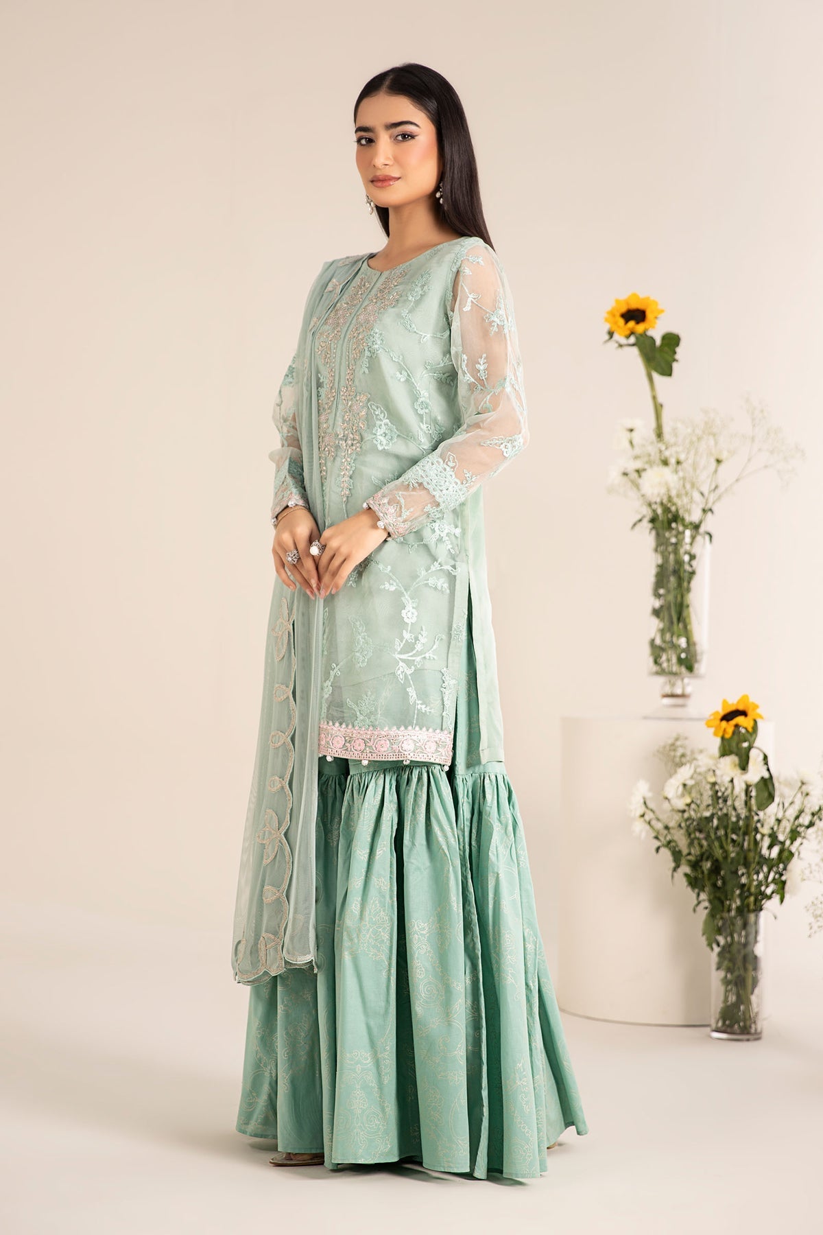 Maria B | Casual Pret 25 | DW-EF25-17 by Maria B - Designer Dress - Type: Ladies Clothes - Available at Libayah - 100% Original