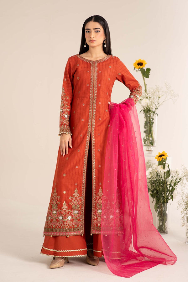 Maria B | Casual Pret 25 | DW-EF25-21 by Maria B - Designer Dress - Type: Ladies Clothes - Available at Libayah - 100% Original