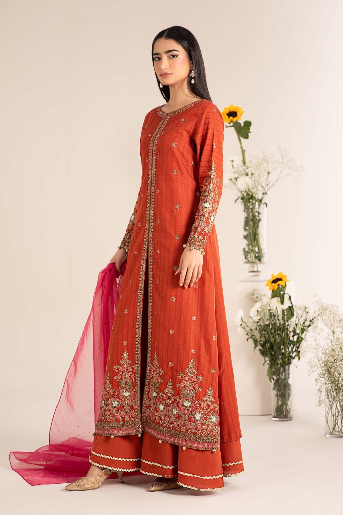 Maria B | Casual Pret 25 | DW-EF25-21 by Maria B - Designer Dress - Type: Ladies Clothes - Available at Libayah - 100% Original