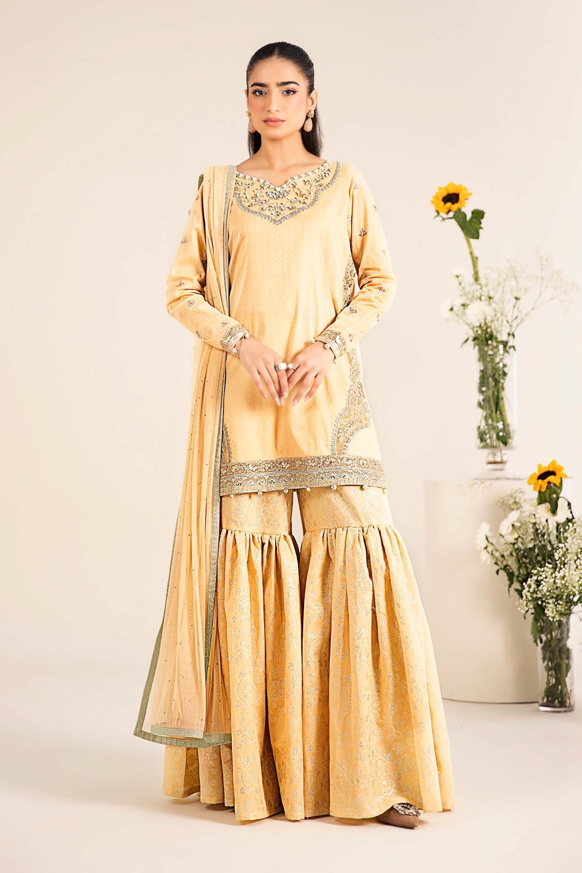 Maria B | Casual Pret 25 | DW-EF25-61 by Maria B - Designer Dress - Type: Ladies Clothes - Available at Libayah - 100% Original