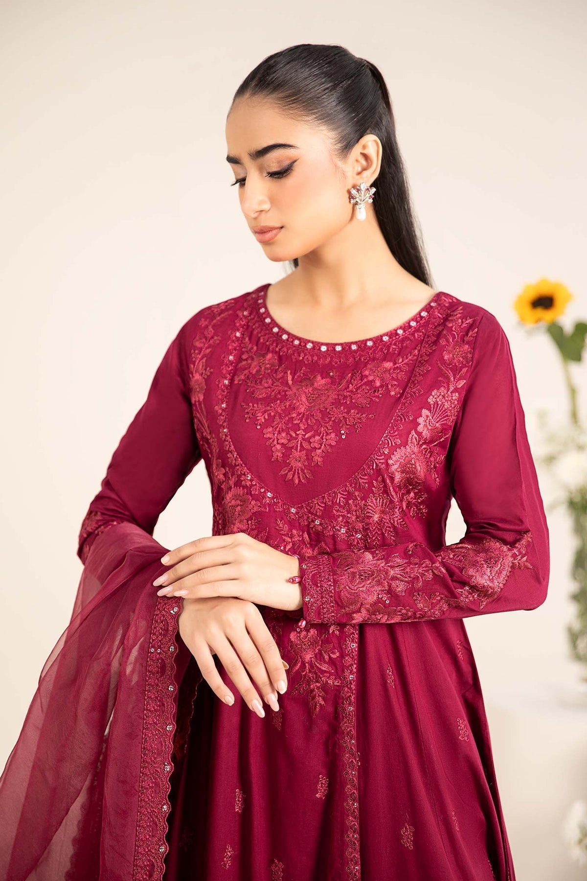 Maria B | Casual Pret 25 | DW-EF25-83 by Maria B - Designer Dress - Type: Ladies Clothes - Available at Libayah - 100% Original