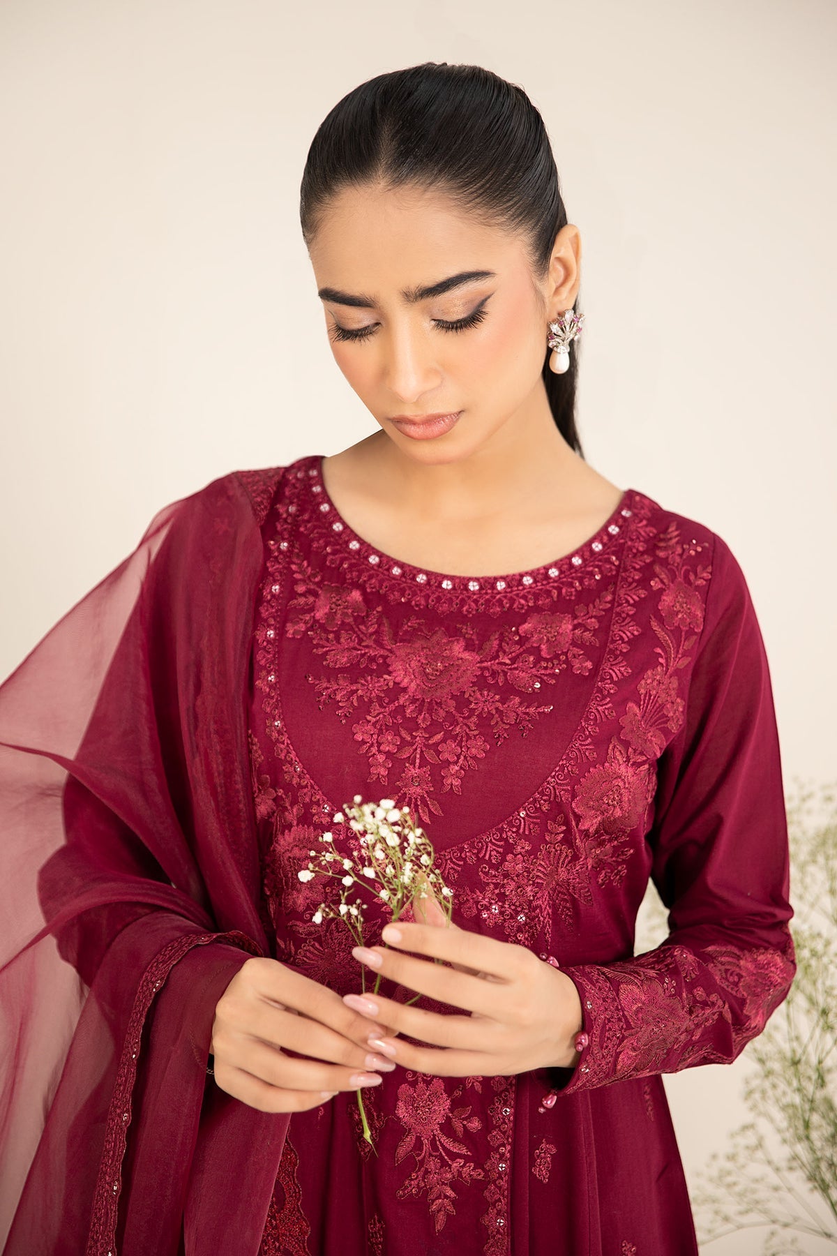 Maria B | Casual Pret 25 | DW-EF25-83 by Maria B - Designer Dress - Type: Ladies Clothes - Available at Libayah - 100% Original