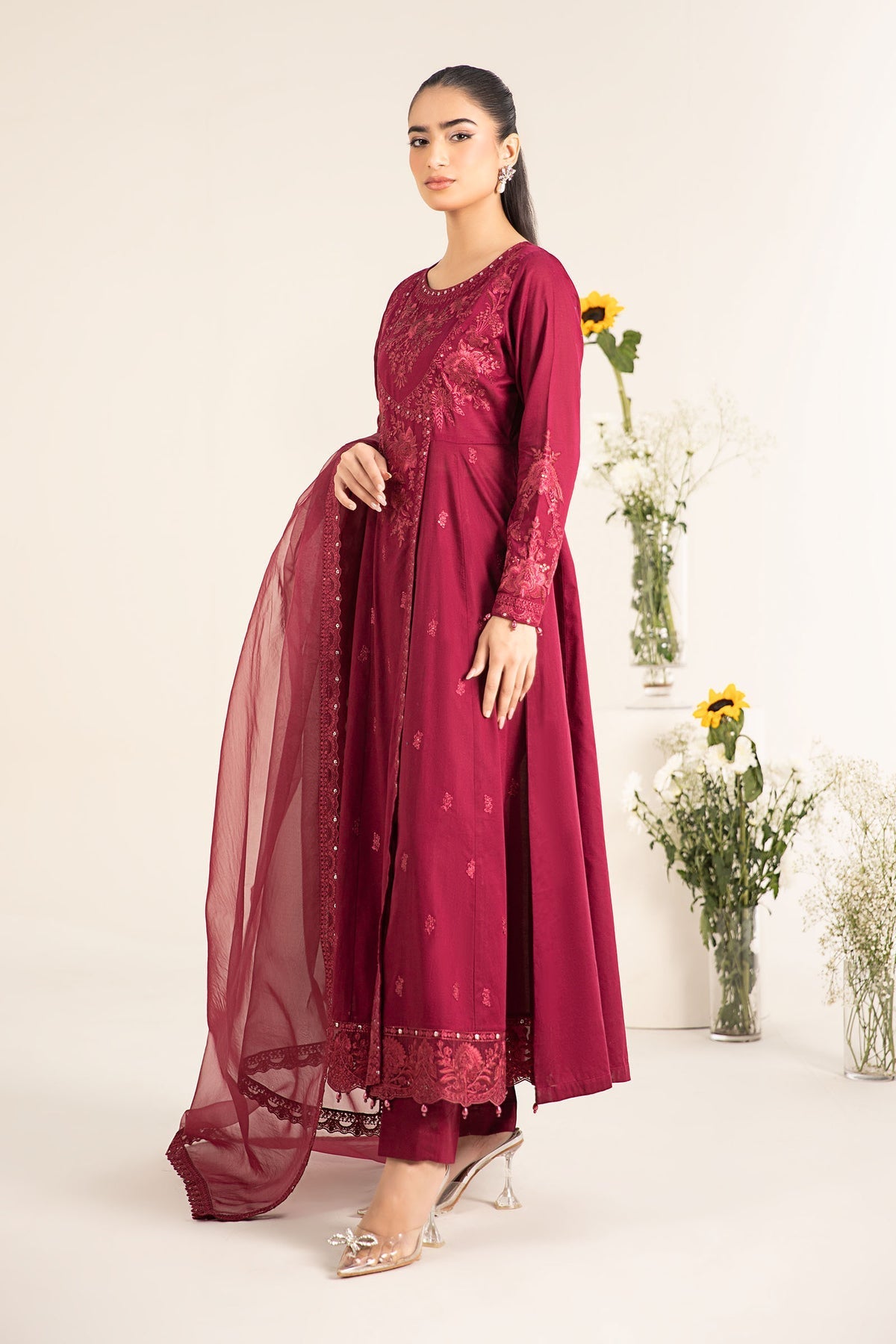 Maria B | Casual Pret 25 | DW-EF25-83 by Maria B - Designer Dress - Type: Ladies Clothes - Available at Libayah - 100% Original