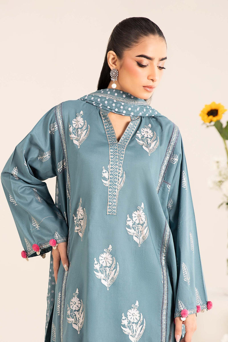Maria B | Casual Pret 25 | DW-EF25-96 by Maria B - Designer Dress - Type: Ladies Clothes - Available at Libayah - 100% Original