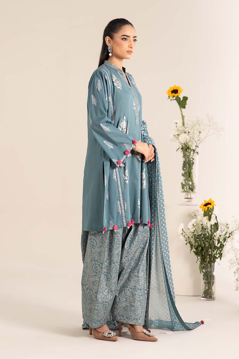 Maria B | Casual Pret 25 | DW-EF25-96 by Maria B - Designer Dress - Type: Ladies Clothes - Available at Libayah - 100% Original