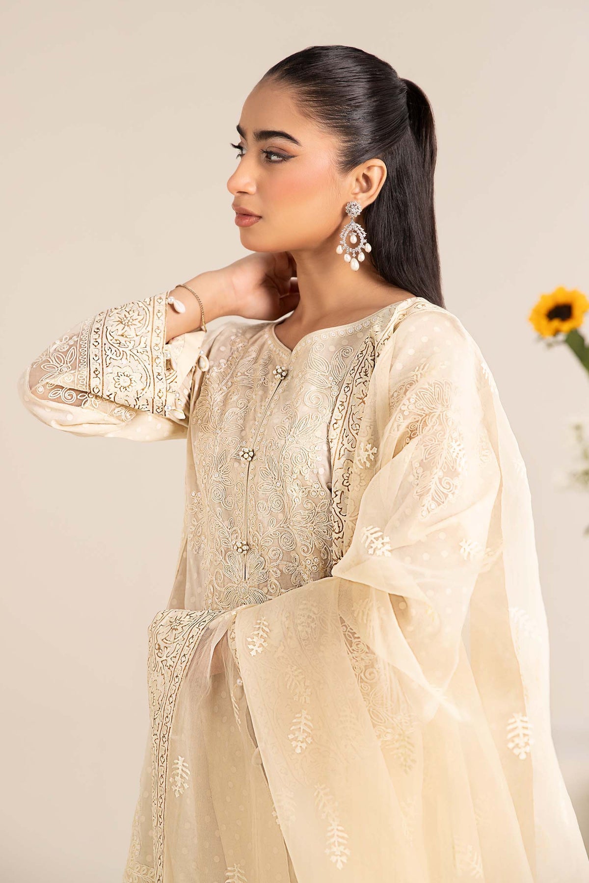 Maria B | Casual Pret 25 | DW-EF25-99 by Maria B - Designer Dress - Type: Ladies Clothes - Available at Libayah - 100% Original
