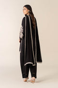 Maria B | Pre Fall Dresses | 3 Piece Embroidered Dobby Suit Black4 by Maria B - Designer Dress  - Type : Ladies Clothes - Available at Libayah - 100% Original 