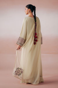 Maria B | Luxury Pret Pre Fall | DW-PF26-19-BEIGE by Maria B - Designer Dress  - Type : Ladies Clothes - Available at Libayah - 100% Original 