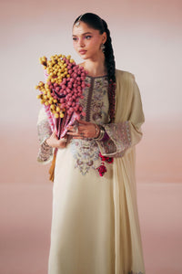 Maria B | Luxury Pret Pre Fall | DW-PF26-19-BEIGE by Maria B - Designer Dress  - Type : Ladies Clothes - Available at Libayah - 100% Original 