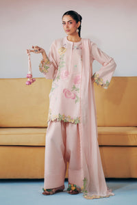 Maria B | Luxury Pret Pre Fall | DW-PF26-20-Light Pink by Maria B - Designer Dress  - Type : Ladies Clothes - Available at Libayah - 100% Original 