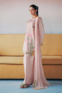 Maria B | Luxury Pret Pre Fall | DW-PF26-20-Light Pink by Maria B - Designer Dress  - Type : Ladies Clothes - Available at Libayah - 100% Original 