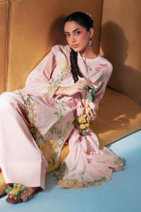 Maria B | Luxury Pret Pre Fall | DW-PF26-20-Light Pink by Maria B - Designer Dress  - Type : Ladies Clothes - Available at Libayah - 100% Original 