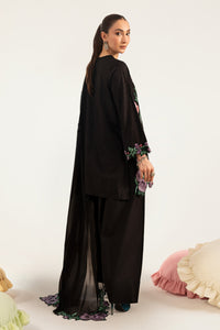 Maria B | Luxury Pret Pre Fall | DW-PF26-20-Black by Maria B - Designer Dress  - Type : Ladies Clothes - Available at Libayah - 100% Original 