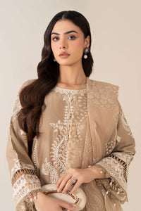 Maria B | Pre Fall Dresses | 3 Piece Embroidered Suit Coffee by Maria B - Designer Dress  - Type : Ladies Clothes - Available at Libayah - 100% Original 