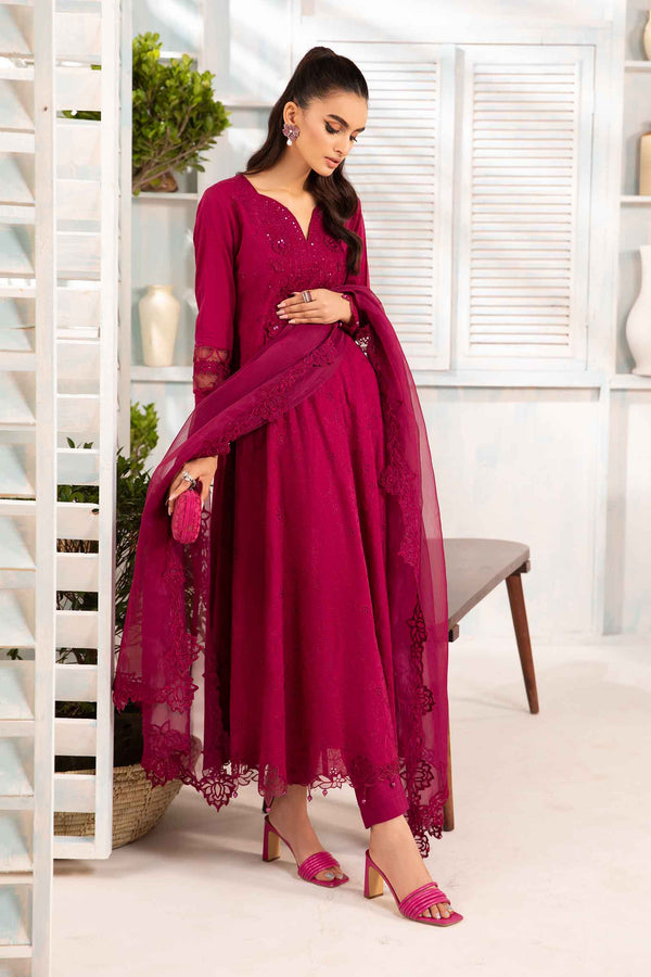 Maria B | Eid Festive Pret | DW-EA24-07R1 - Designer Dress - Type : Ladies Clothes - Available at Libayah - 100% Original