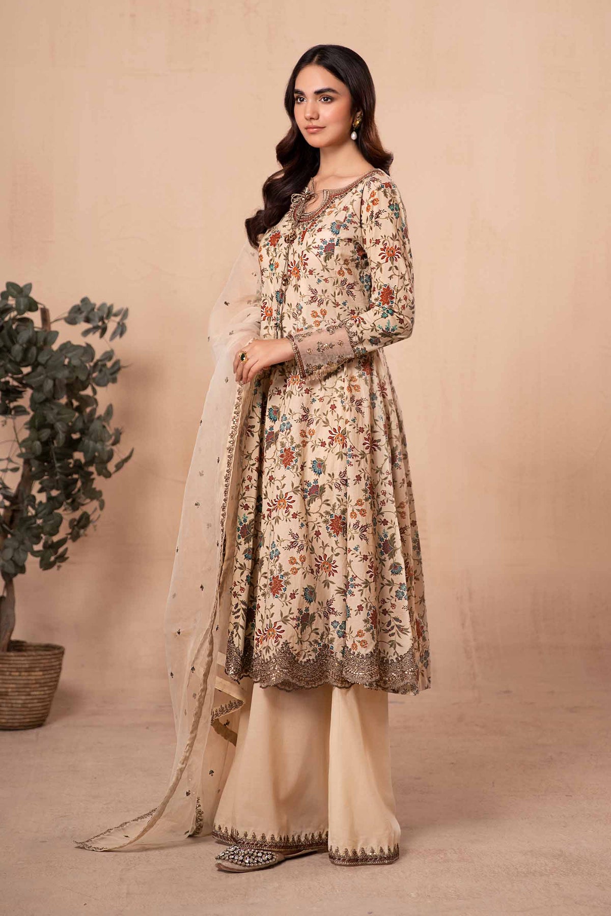 Maria B | Eid Festive Pret | DW-EA24-42R1 - Designer Dress - Type : Ladies Clothes - Available at Libayah - 100% Original