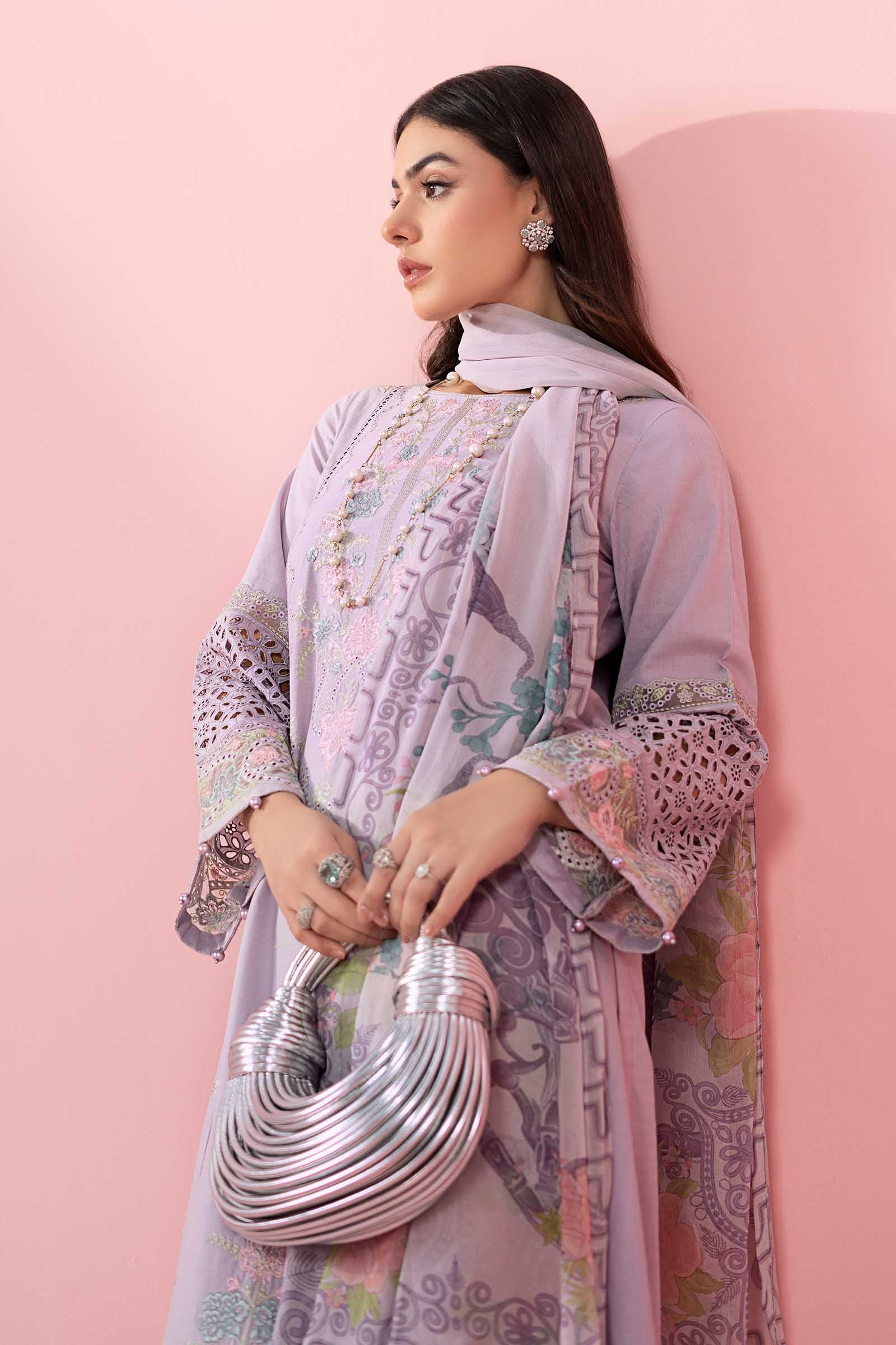 Maria B | Luxury Pret 25 | DW-EA25-05 by Maria B - Designer Dress - Type: Ladies Clothes - Available at Libayah - 100% Original