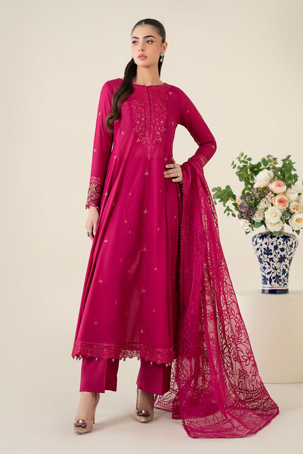 Maria B | Luxury Pret 25 | DW-EA25-08 by Maria B - Designer Dress - Type: Ladies Clothes - Available at Libayah - 100% Original